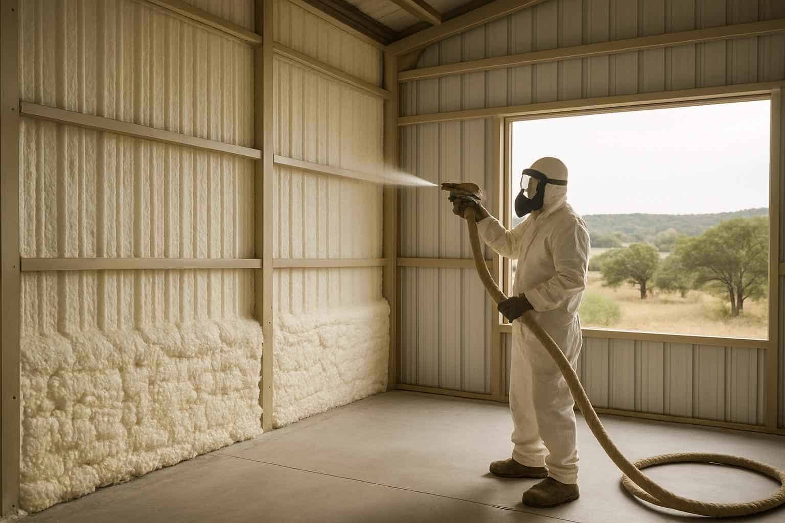 Spray Foam Insulation Contractor In Blanco TX Metal Building Spray Foam Contractor in Blanco TX