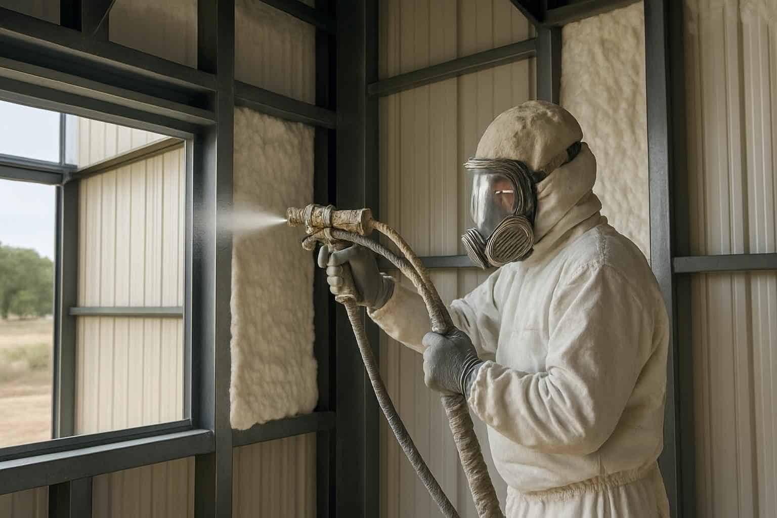 Metal Building Spray Foam Contractor in Sisterdale TX