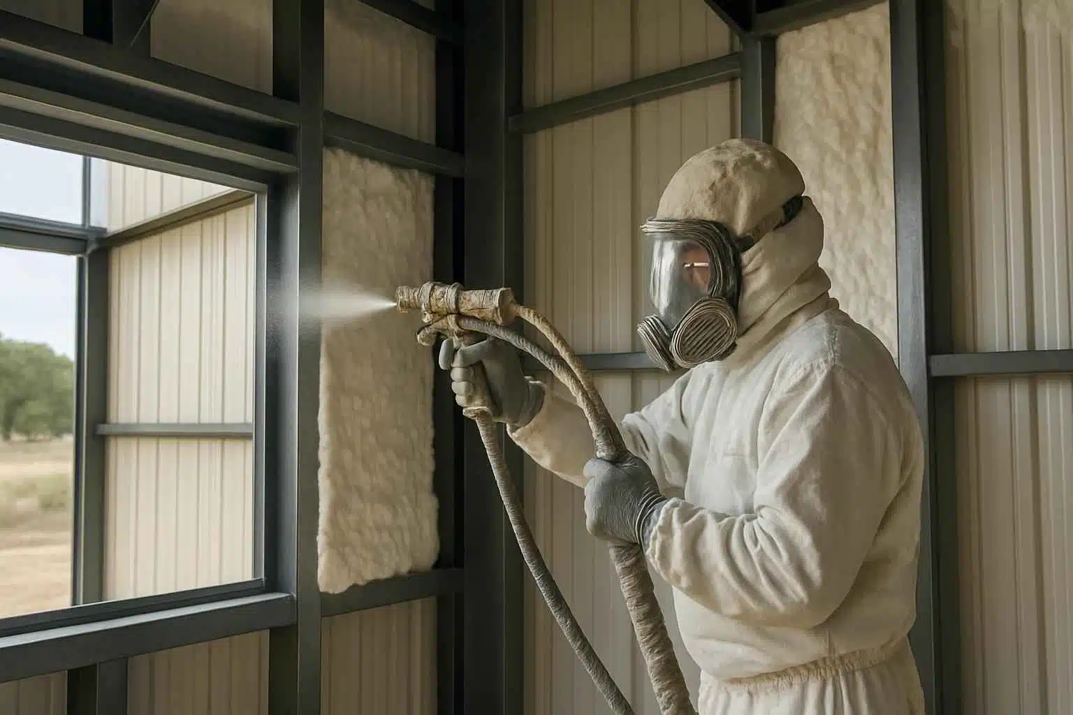 Spray Foam Insulation Contractor In Sisterdale TX Metal Building Spray Foam Contractor in Sisterdale TX