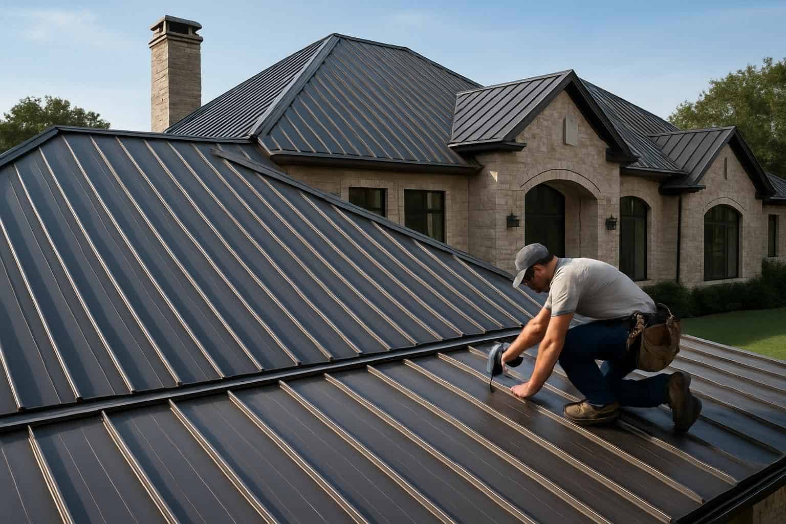 Metal Building Construction Contractor In Center Point TX Metal Roof Installation Service in Center Point TX