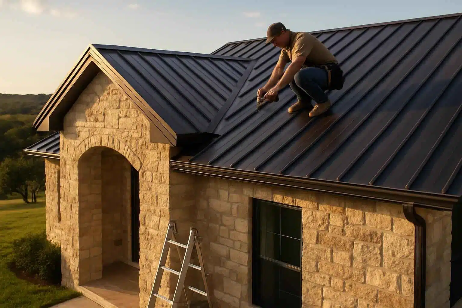 Metal Building Construction Contractor In Sisterdale TX Metal Roof Installation Service in Sisterdale TX