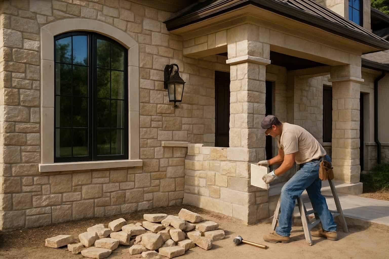 Stone Contractor In Center Point TX Natural Stone Siding Contractor in Center Point TX