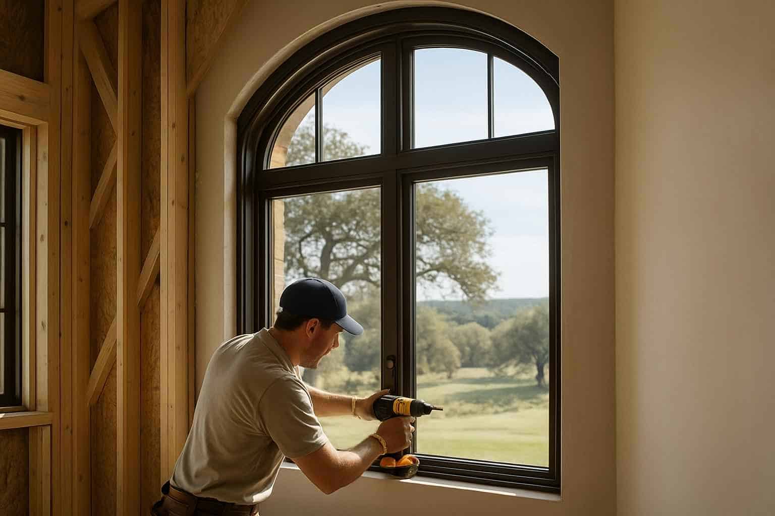 New Construction Window Installation in Waring TX