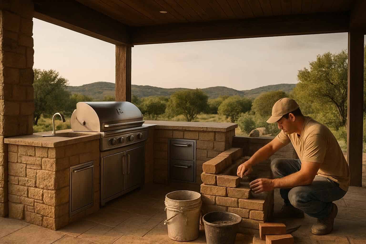Masonry Contractor In Camp Verde TX Outdoor Kitchen Masonry Contractor in Camp Verde TX