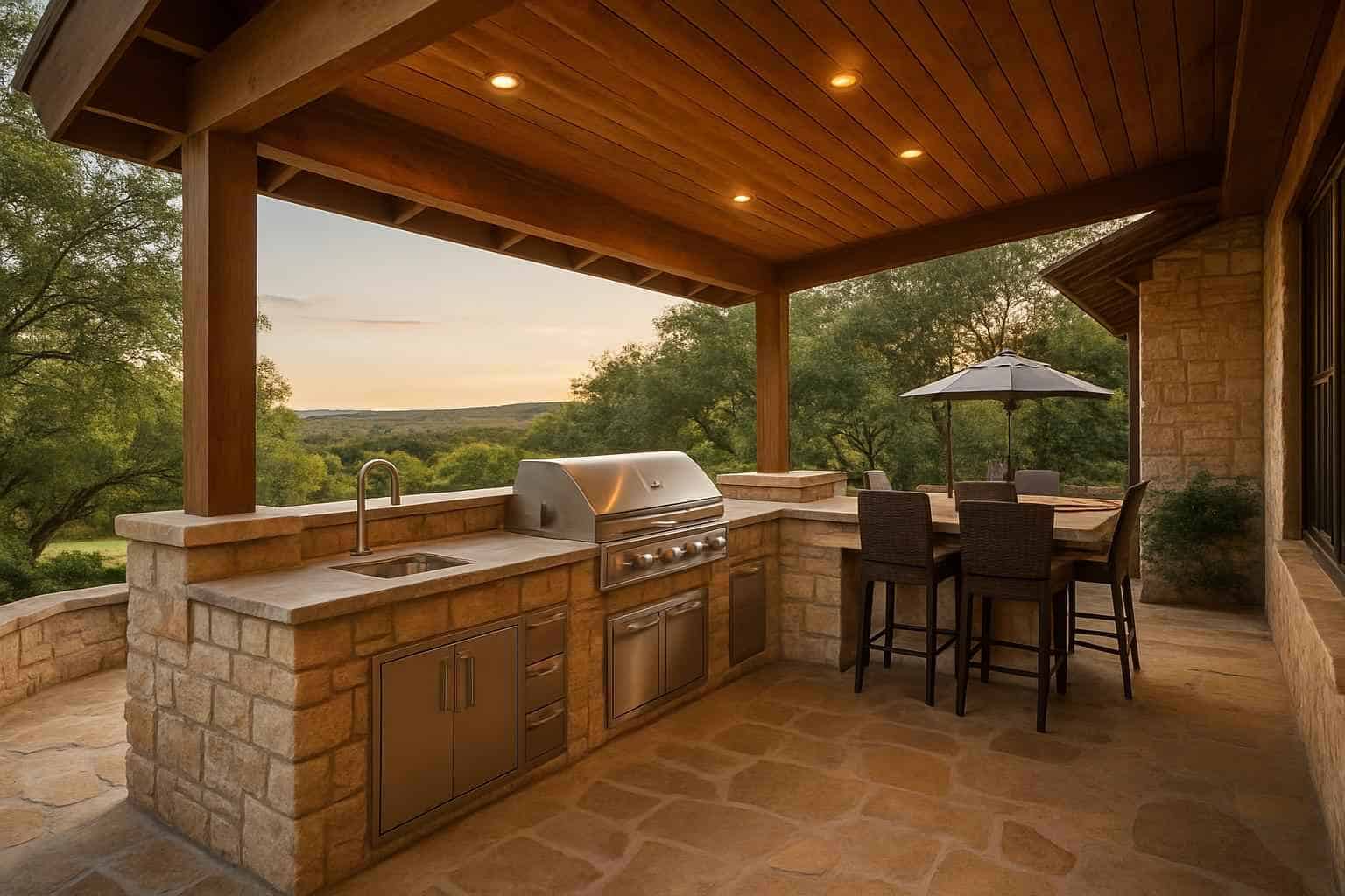 Outdoor Kitchen Patio Builder in Blanco TX