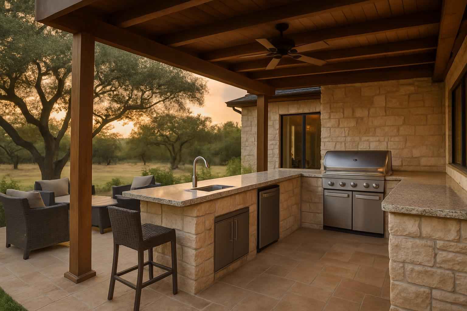 Outdoor Kitchen Patio Builder in Camp Verde TX