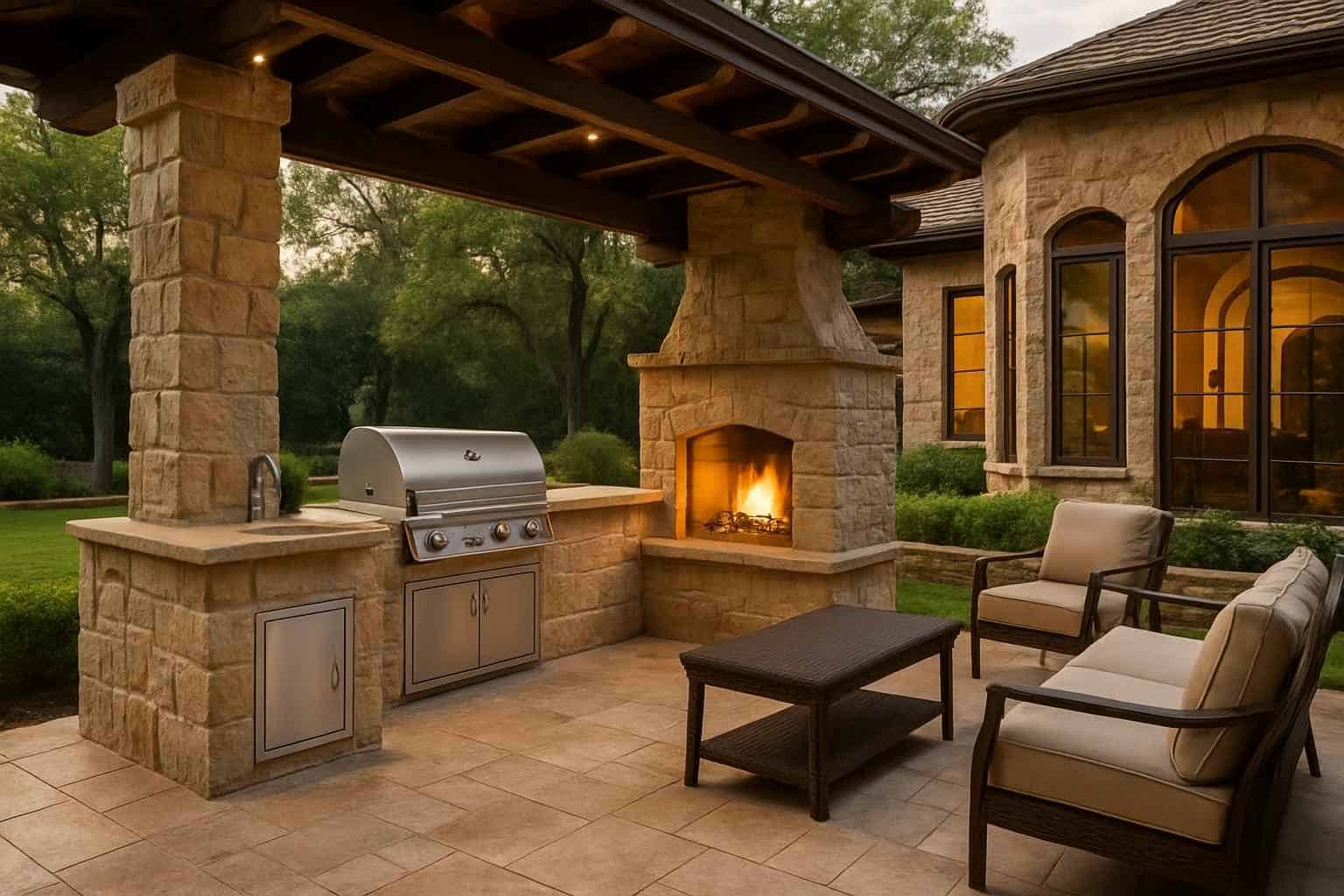 Outdoor Kitchen Patio Builder in Ingram TX