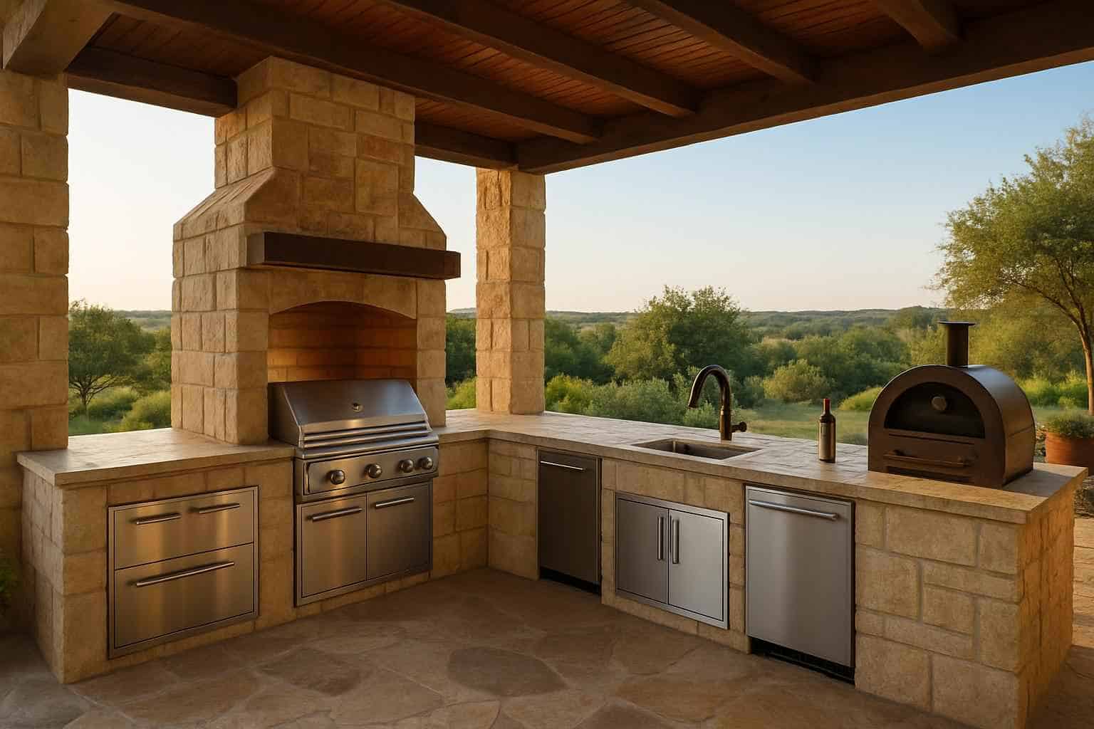 Outdoor Kitchen Patio Builder in Johnson City TX