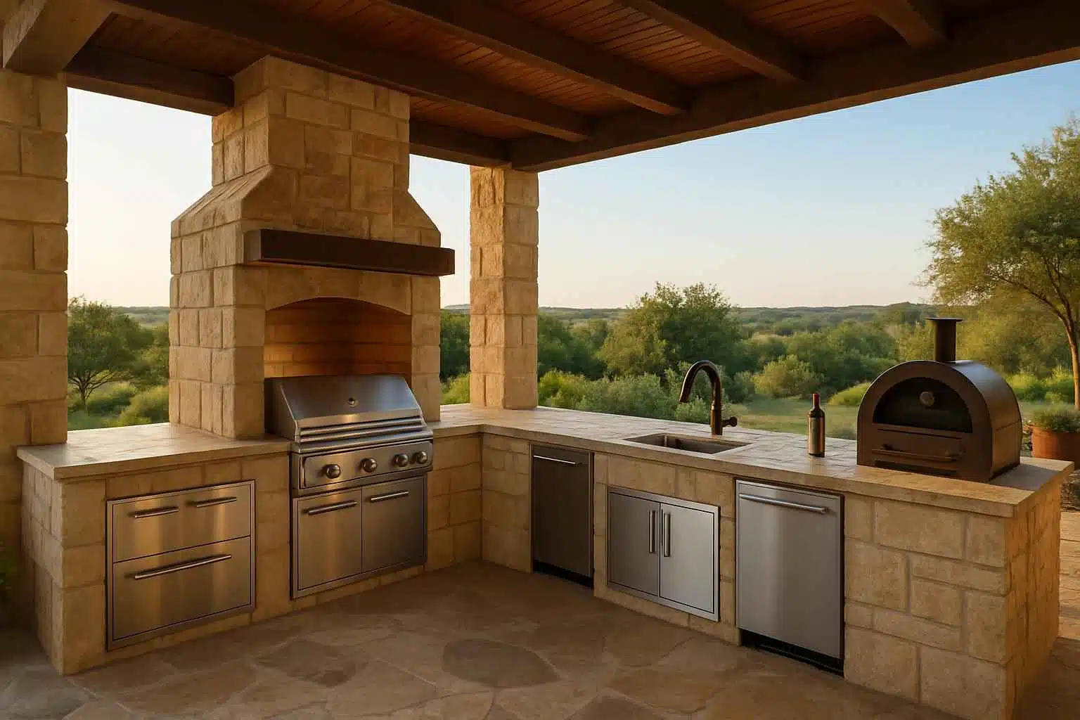 Patio Construction Contractor In Johnson City TX Outdoor Kitchen Patio Builder in Johnson City TX