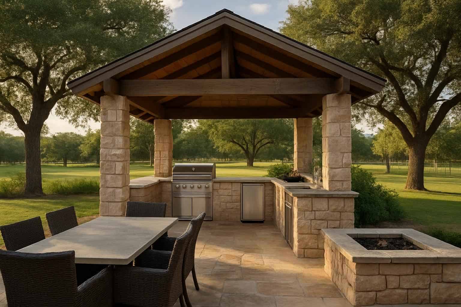 Outdoor Kitchen Patio Builder in Sisterdale TX