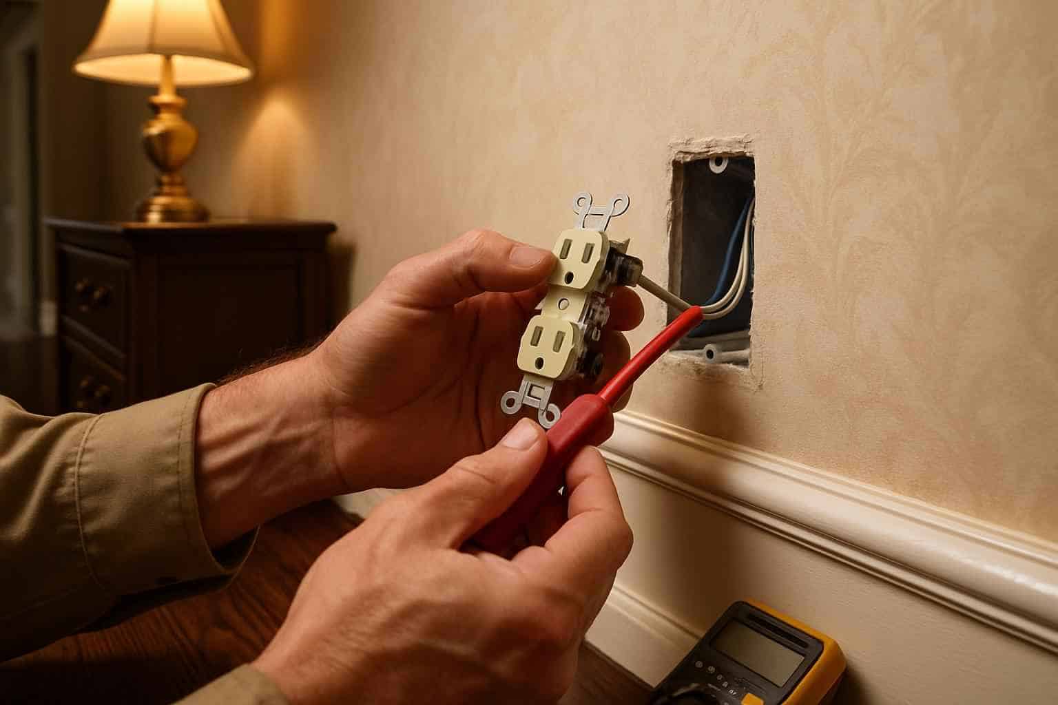 Outlet Repair Service in Waring TX