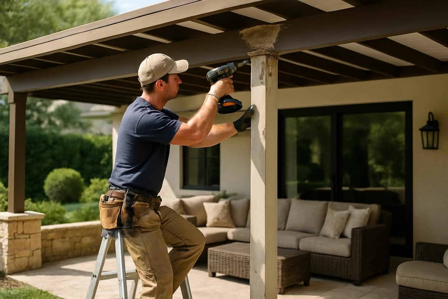 Patio Cover Repair Service in Waring TX