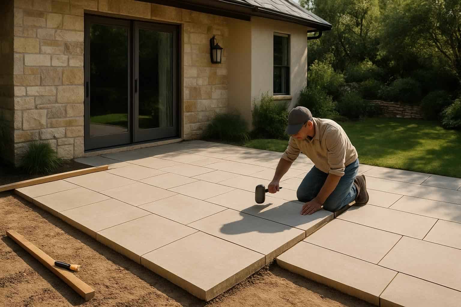 Patio Slab Installation Service in Ingram TX