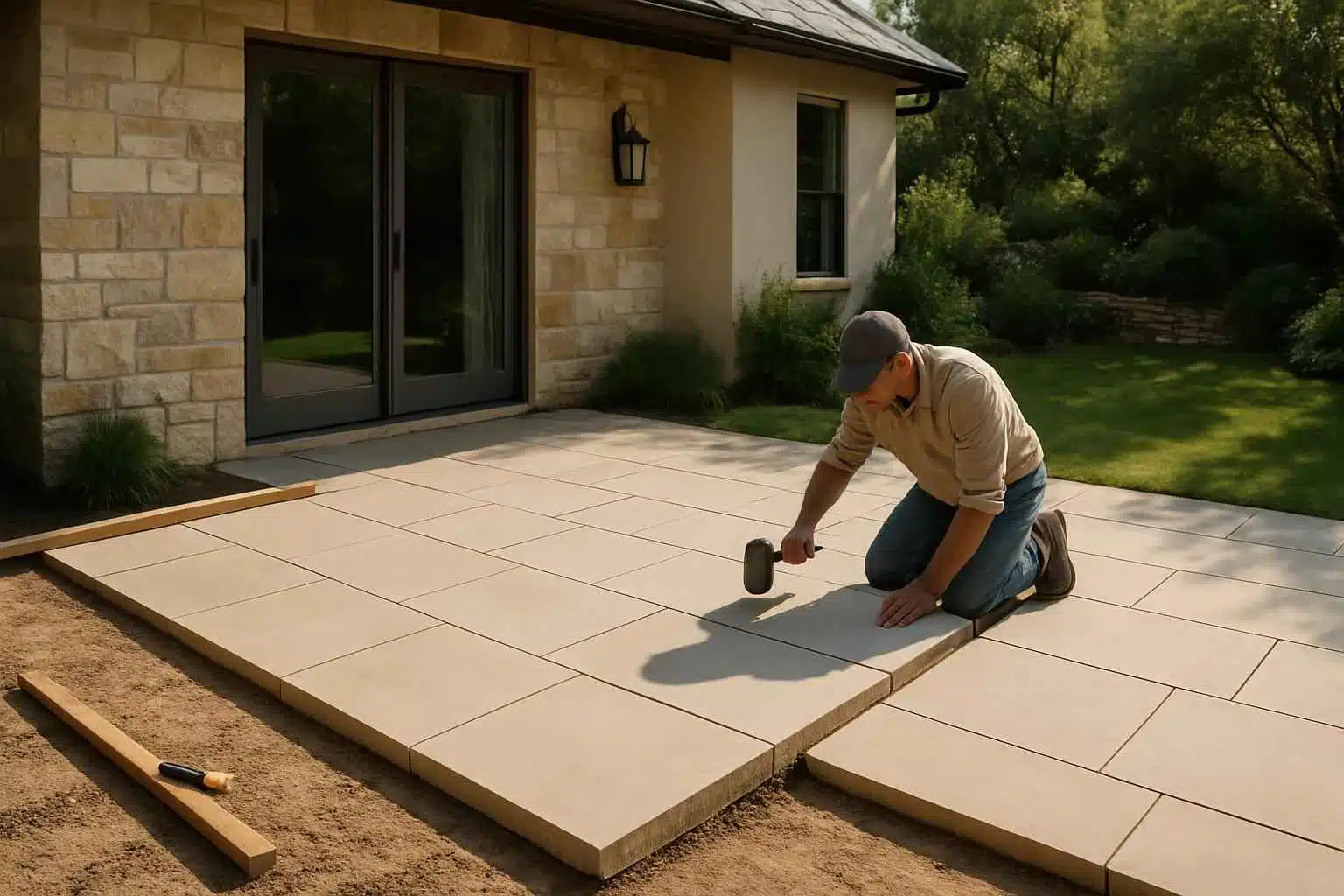 Patio Slab Installation Service in Ingram TX