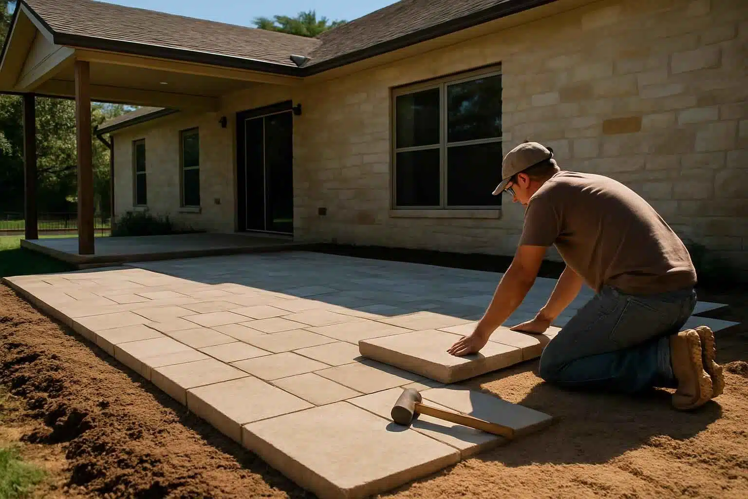 Patio Slab Installation Service in Johnson City TX