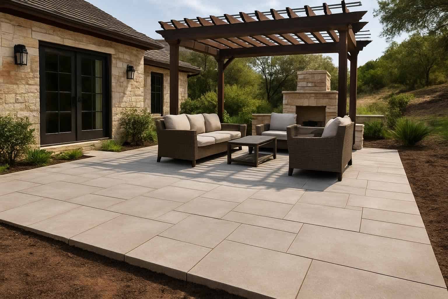 Concrete Slabs Foundations Contractor In Sisterdale TX Patio Slab Installation Service in Sisterdale TX