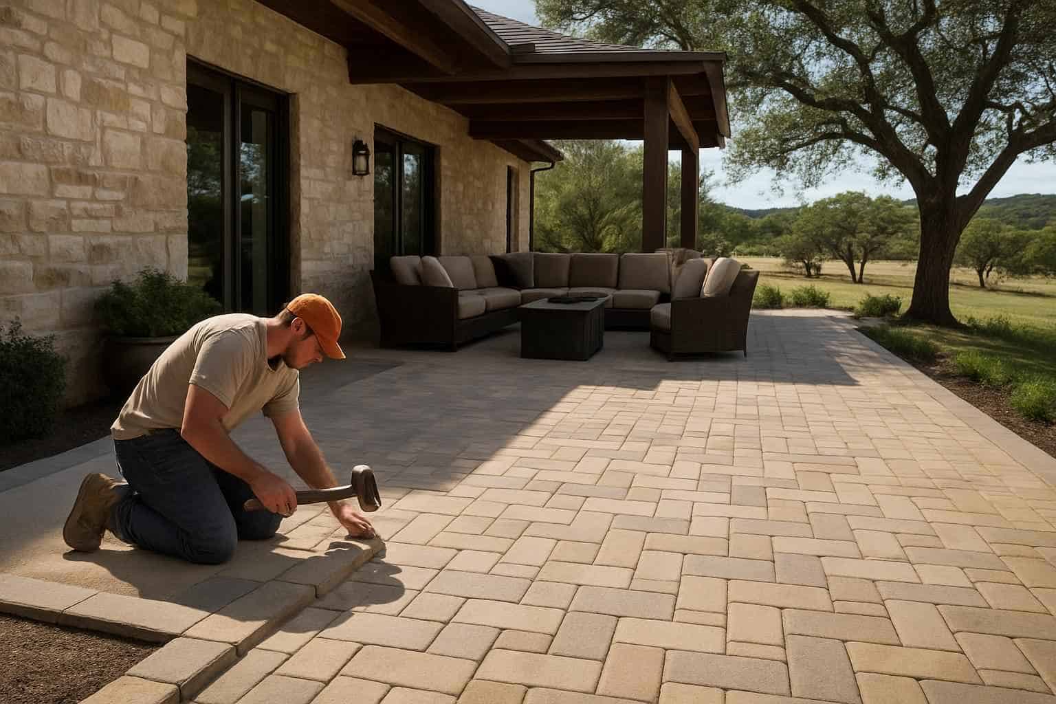 Paver Patio Installation Company in Sisterdale TX