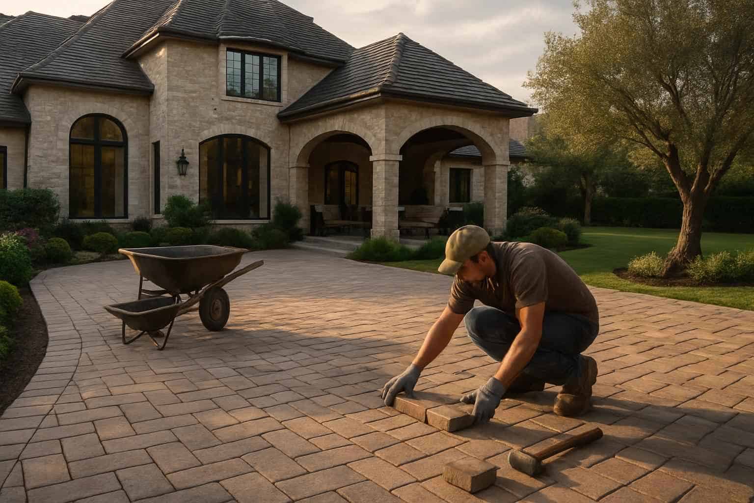 Paver Patio Installation Company in Waring TX