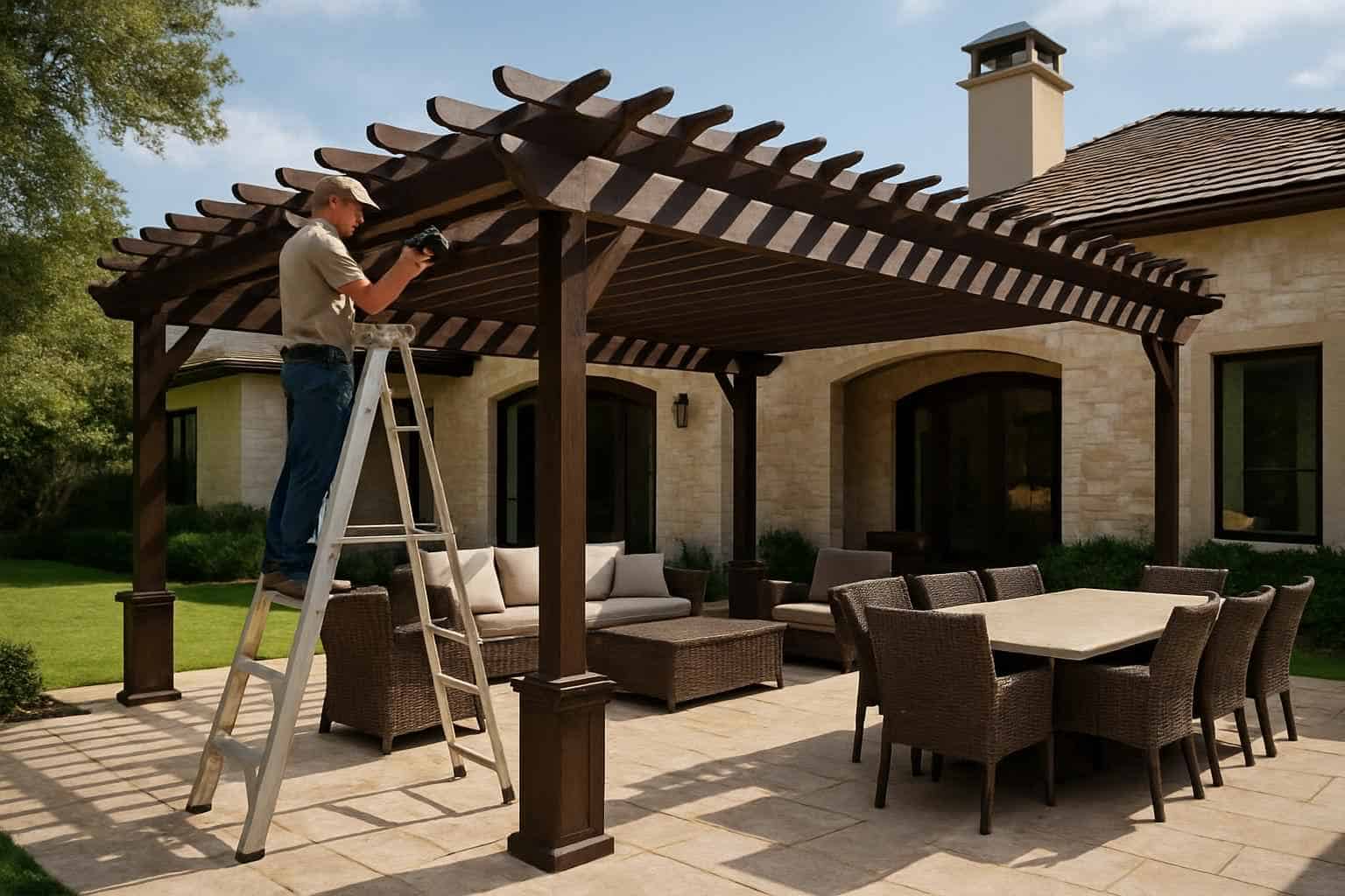 Pergola Repair Service in Ingram TX