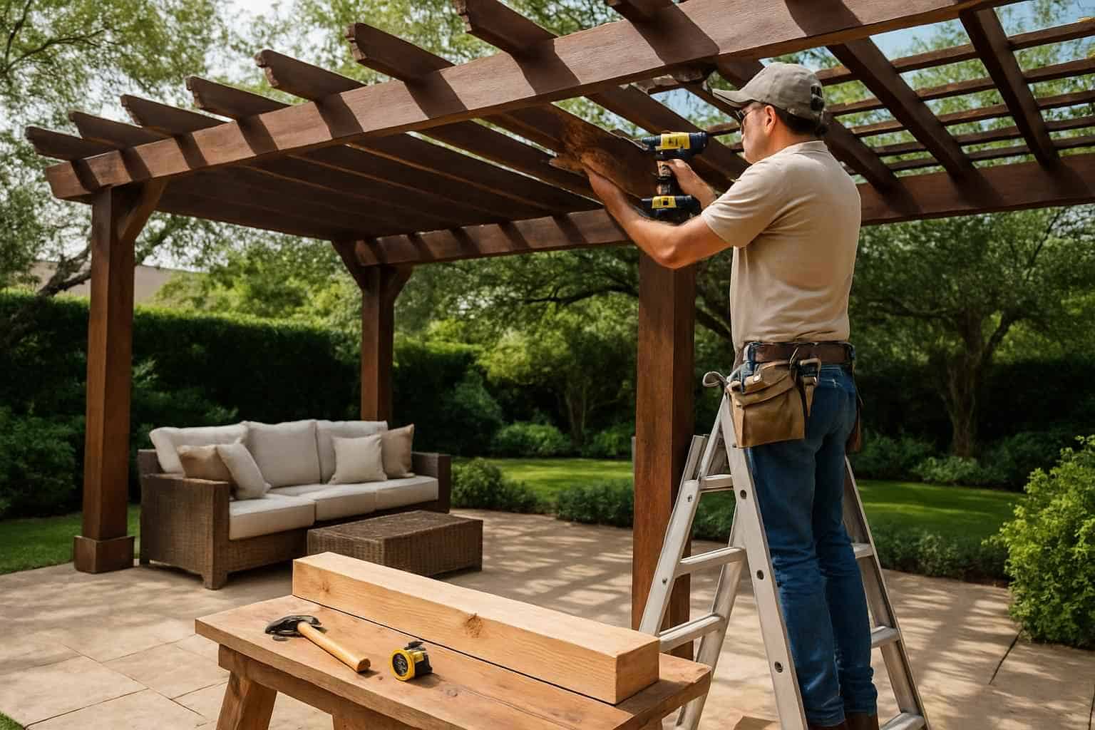 Pergola Repair Service in Waring TX