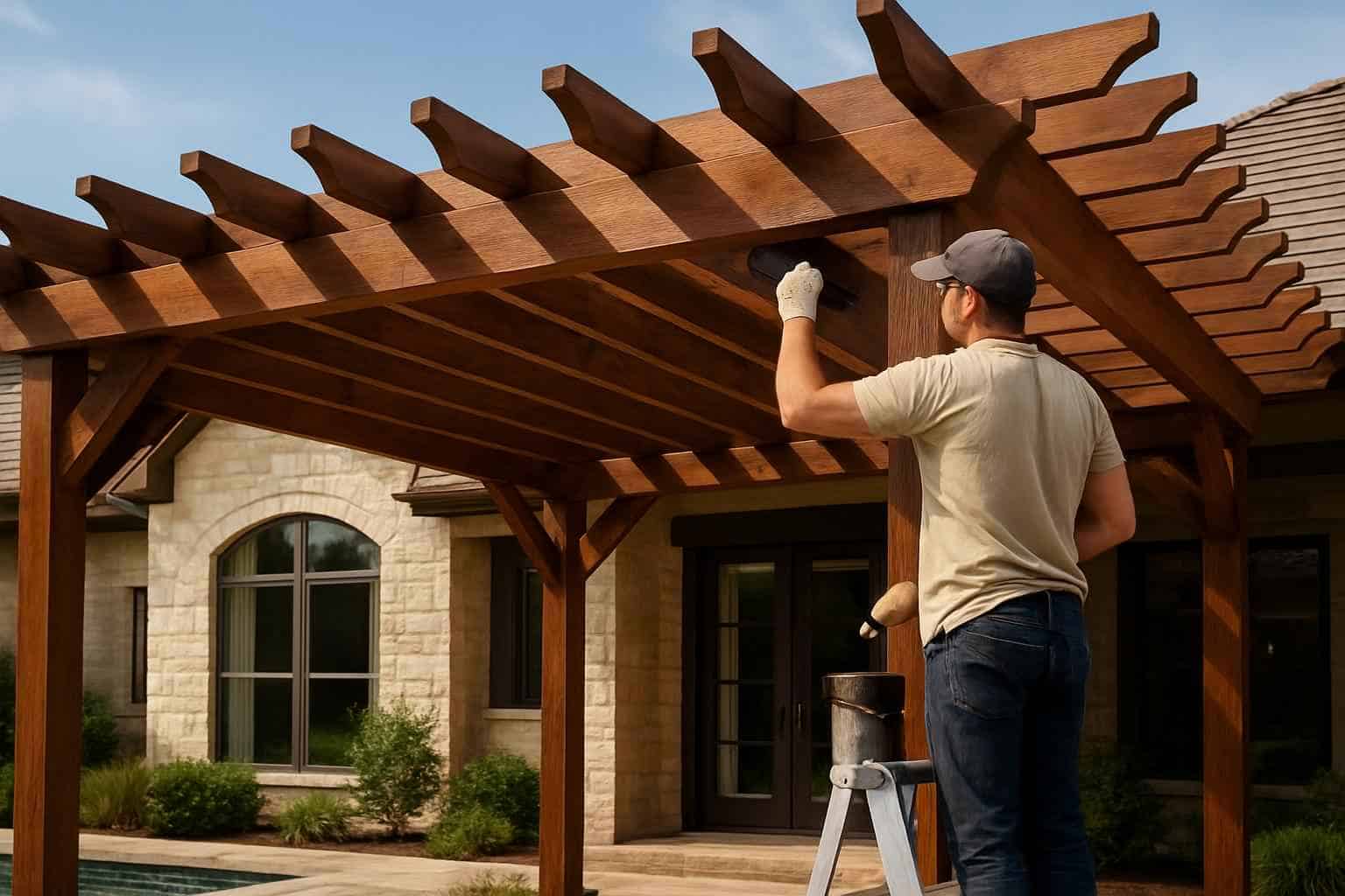 Pergola Contractor In Camp Verde TX Pergola Stain Service in Camp Verde TX