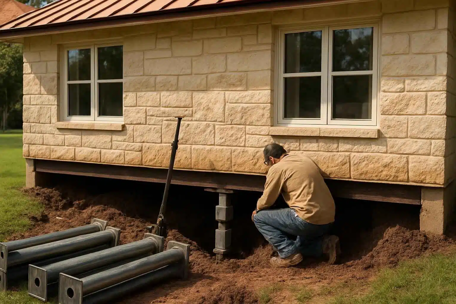 Foundation Repair Pier Beam Contractor In Johnson City TX Pier Beam Repair Service in Johnson City TX