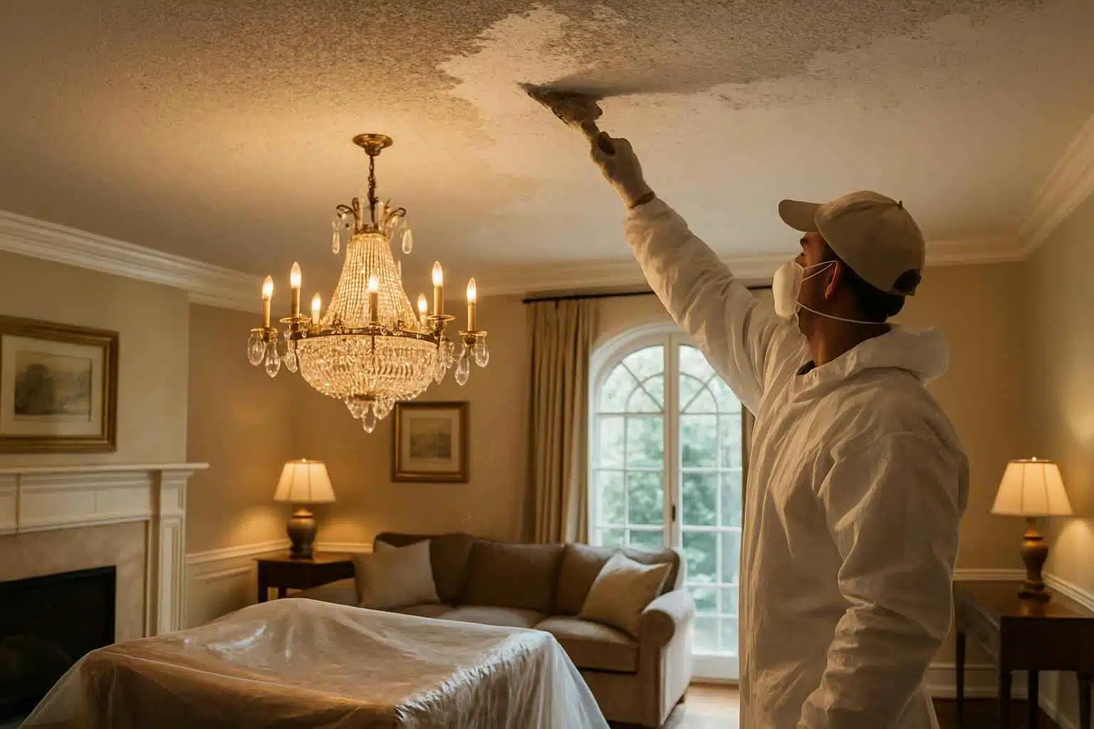 Popcorn Ceiling Removal Service in Center Point TX