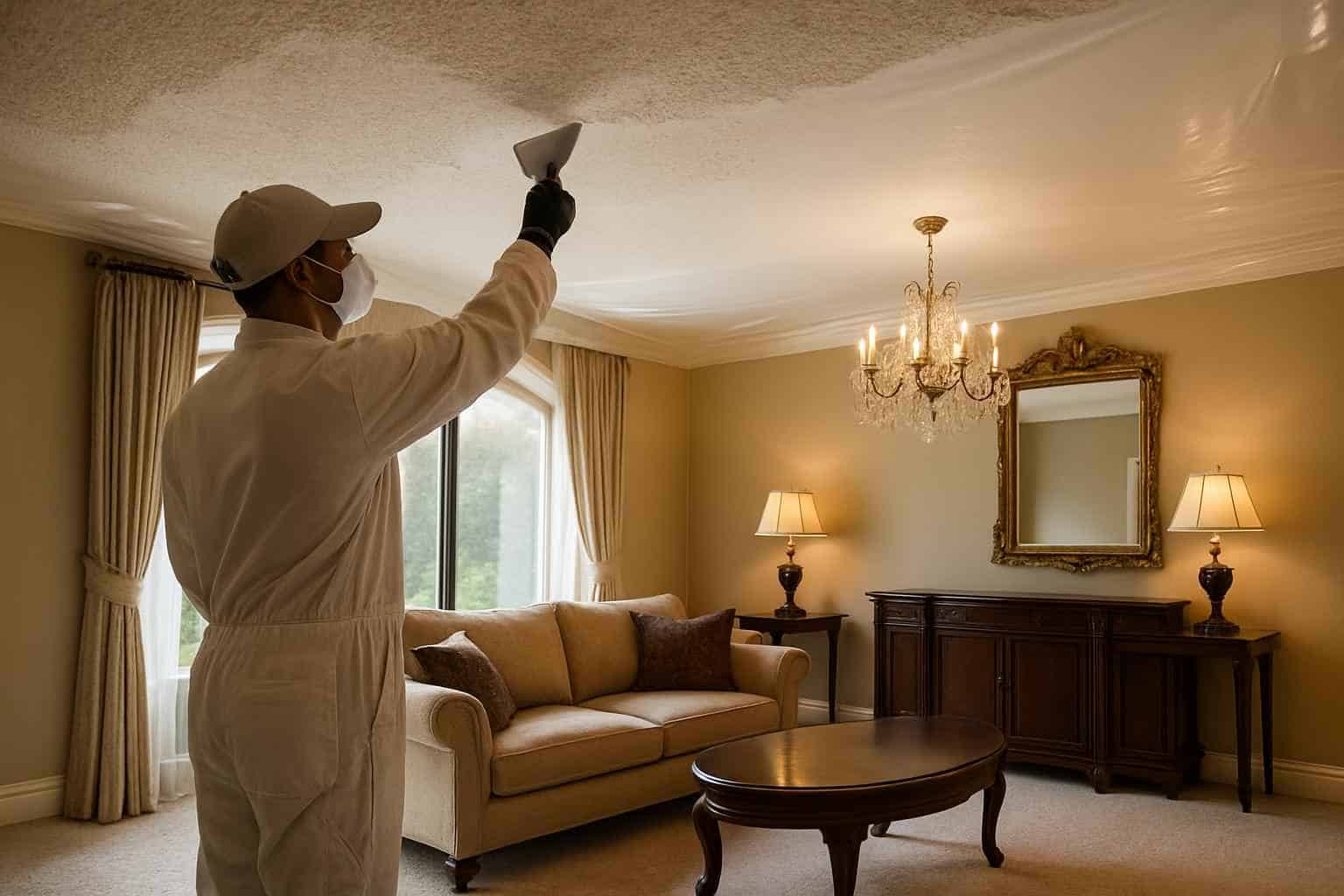 Popcorn Ceiling Removal Service in Waring TX