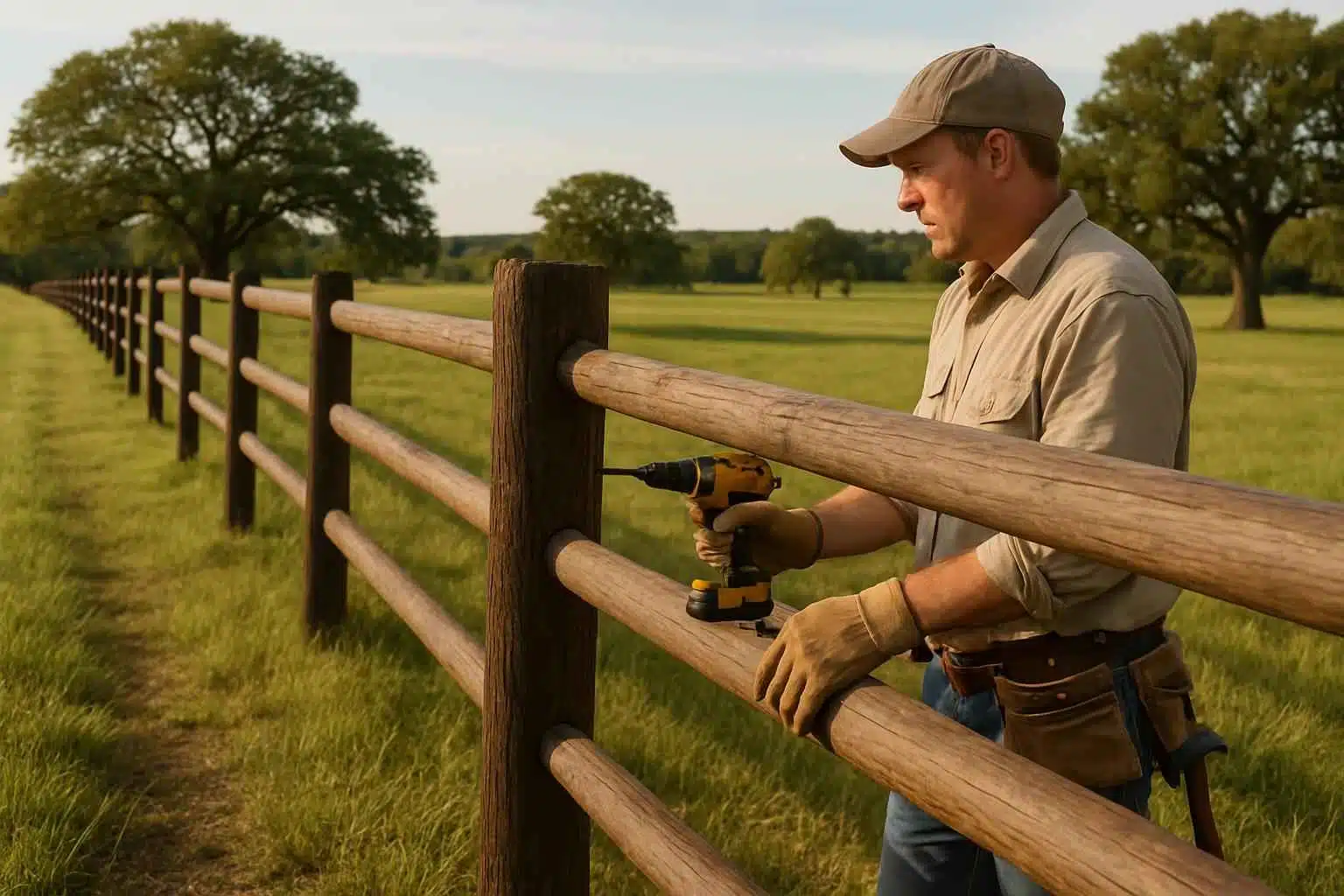 Ranch Fence Builder in Center Point TX