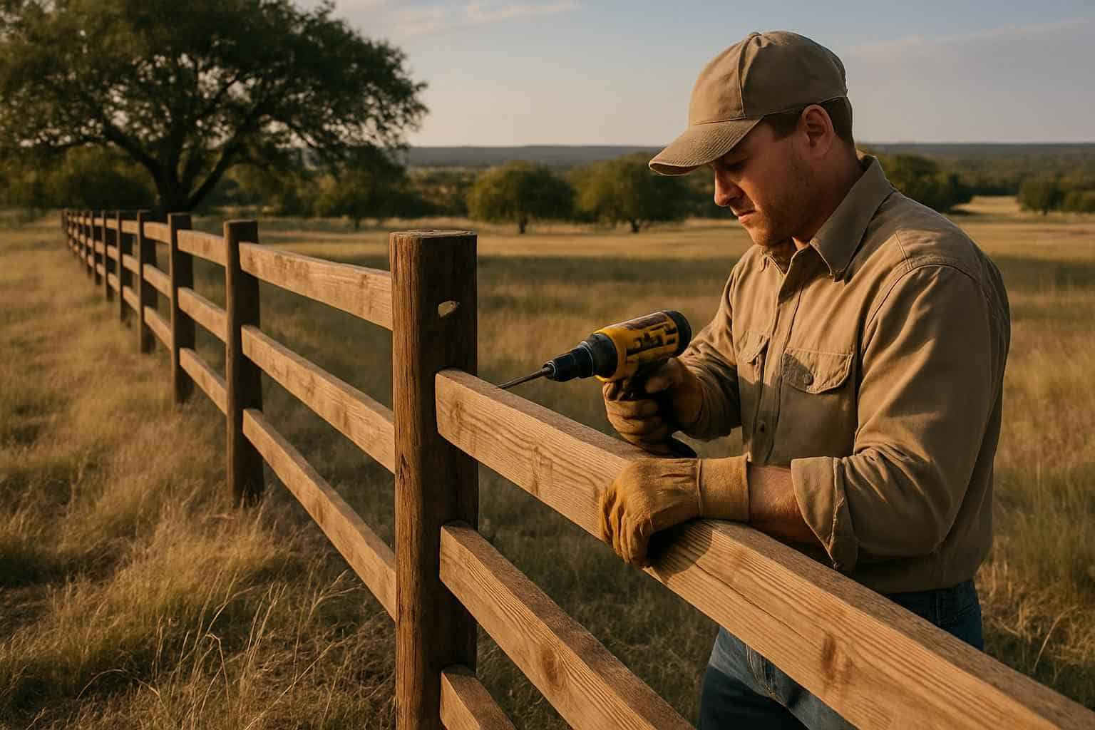 Ranch Fence Builder in Johnson City TX