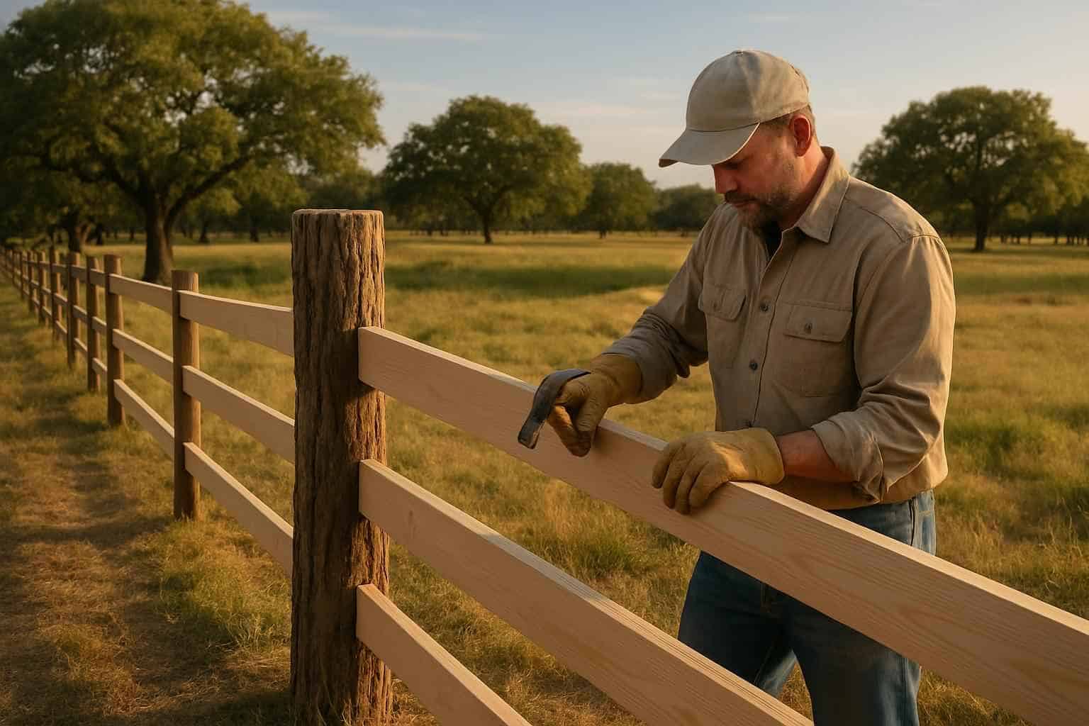 Ranch Fence Builder in Waring TX