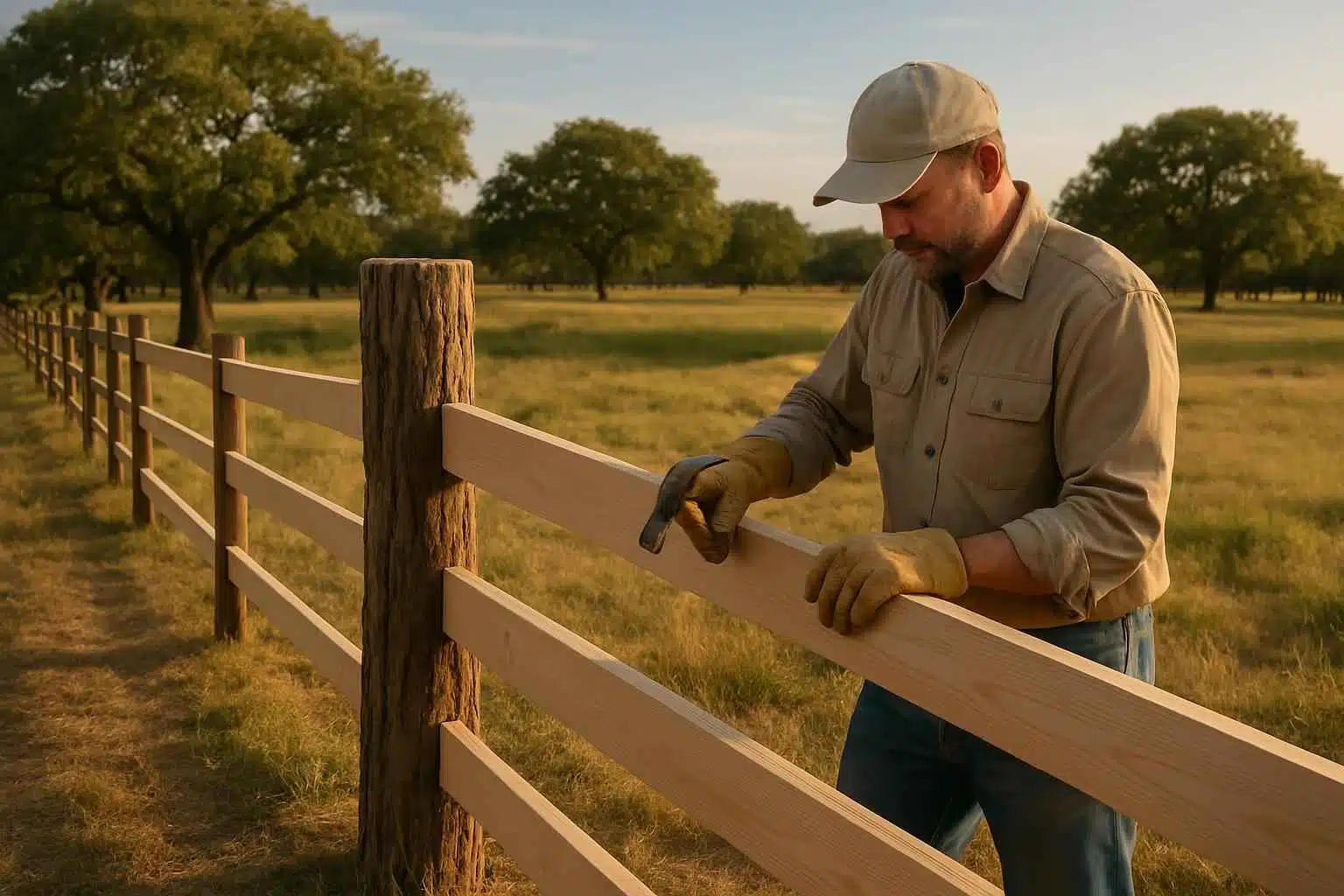 Ranch Fence Builder in Waring TX