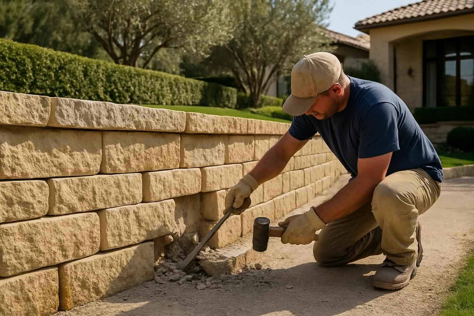 Retaining Wall Repair Service in Center Point TX