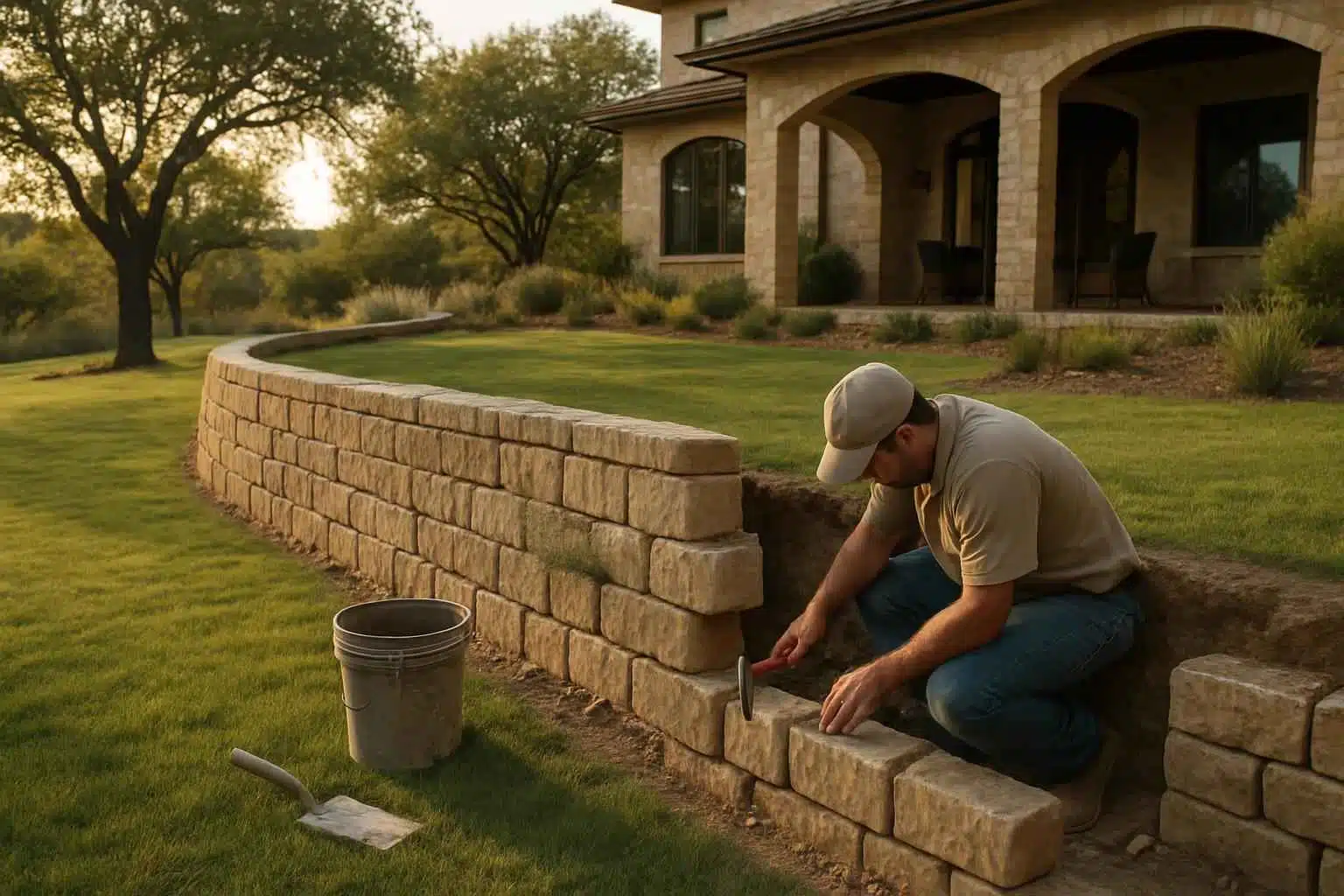 Retaining Wall Repair Service in Sisterdale TX