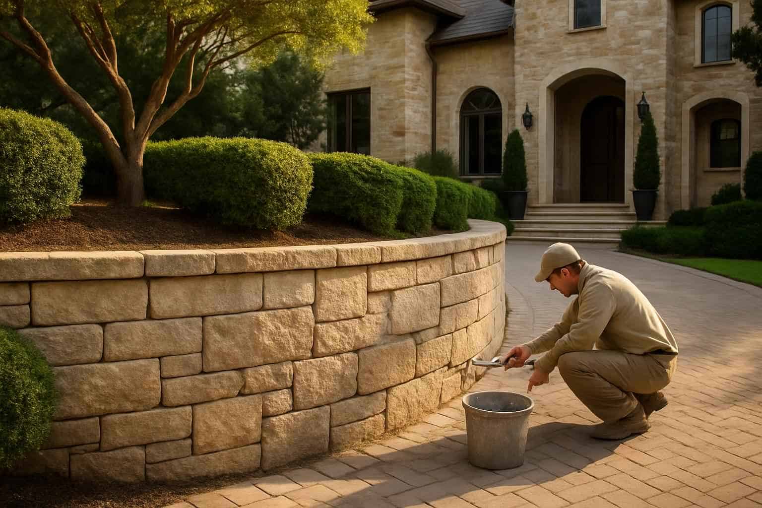 Retaining Wall Contractor In Waring TX Retaining Wall Repair Service in Waring TX