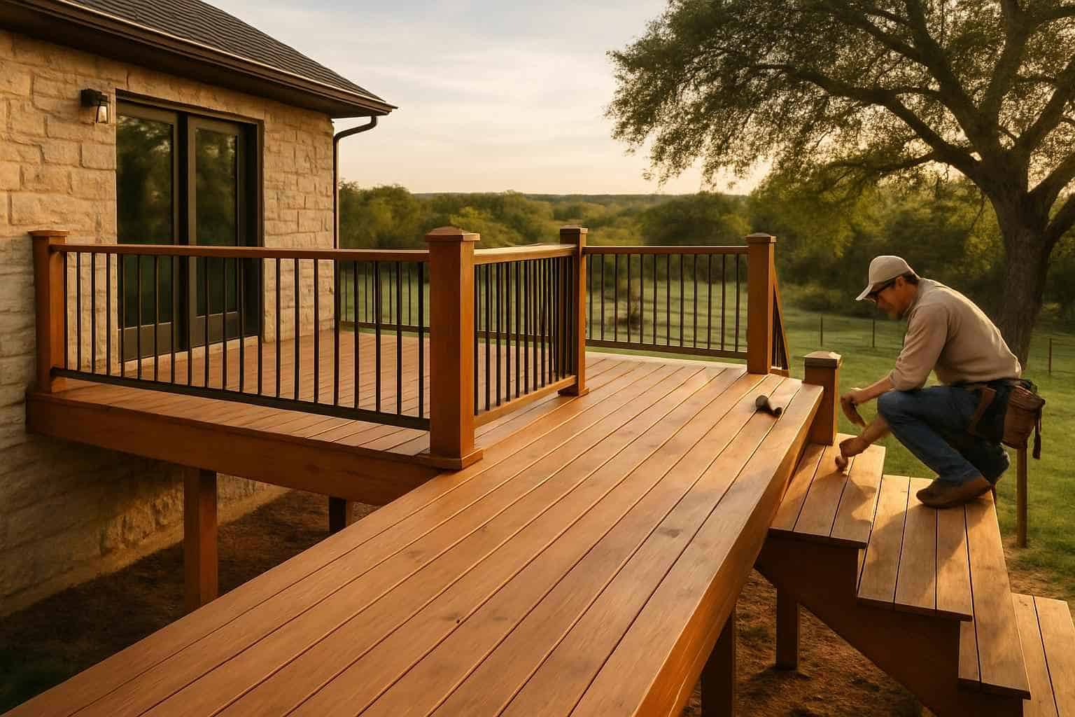 Second Story Deck Builder in Center Point TX