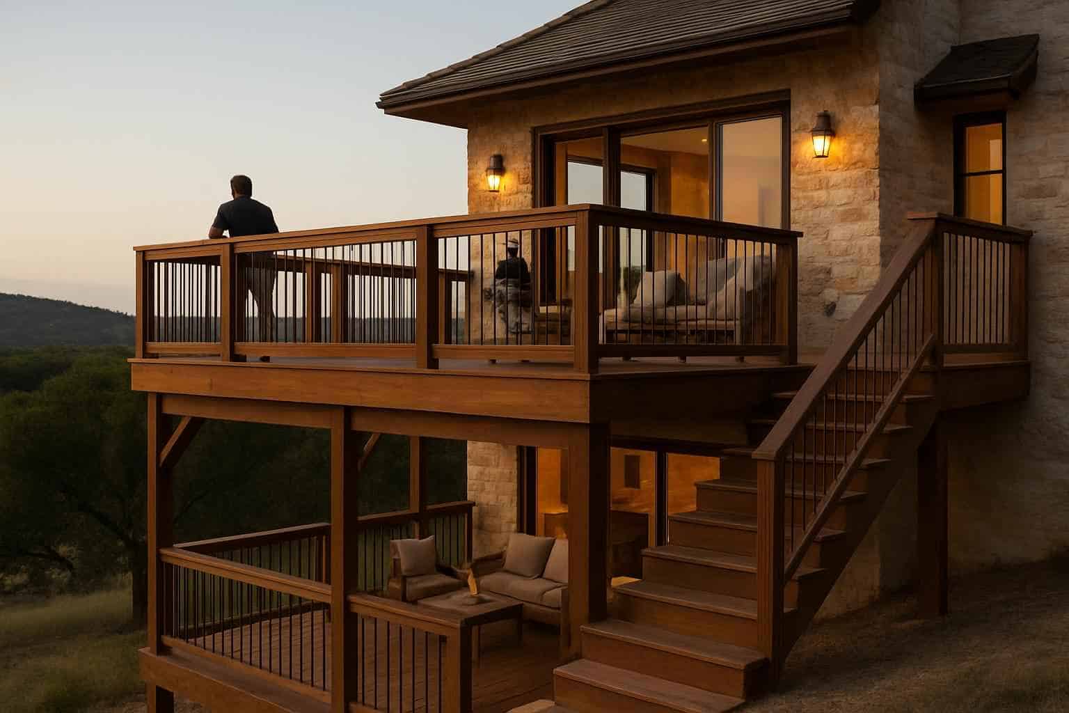 Second Story Deck Builder in Johnson City TX