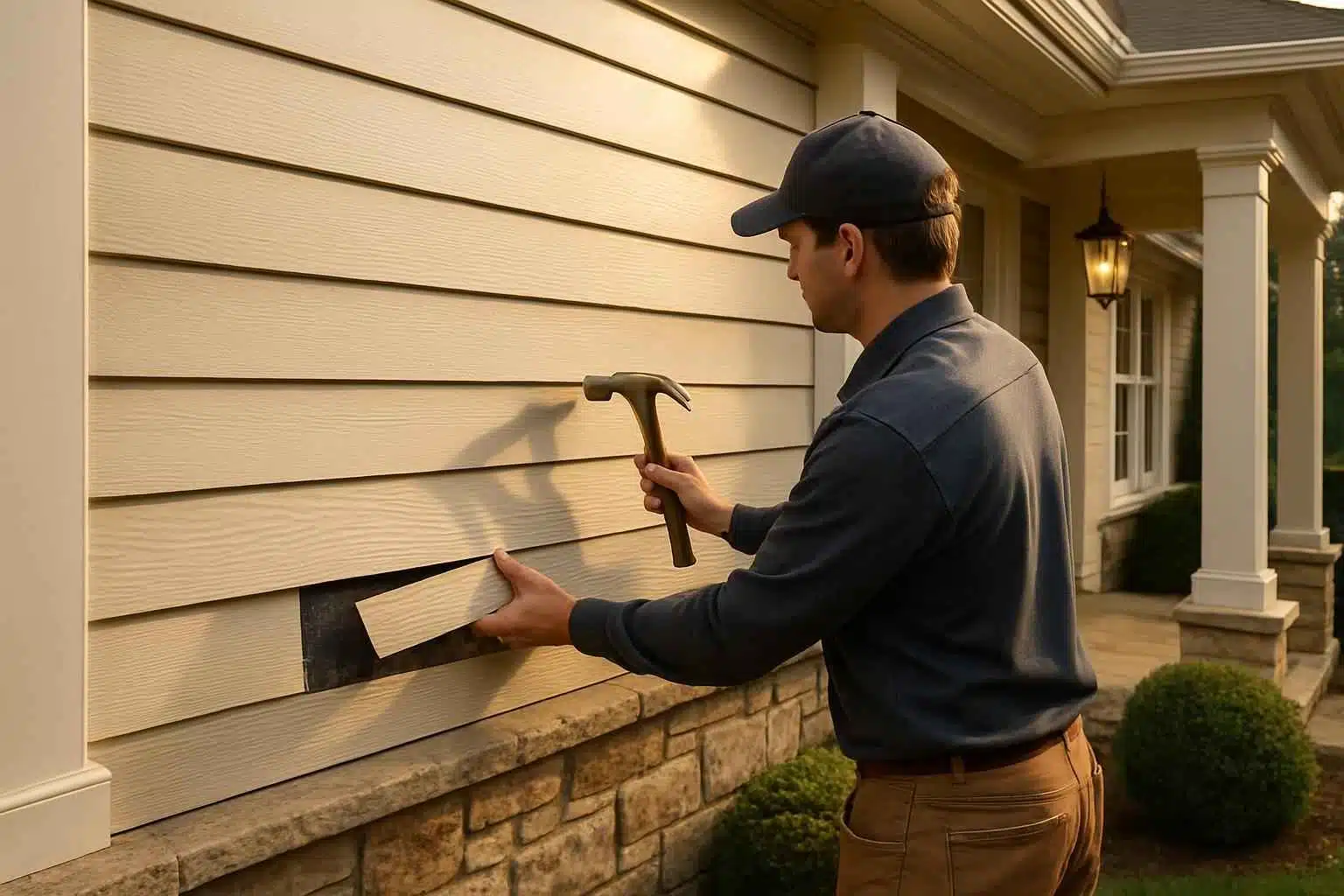 Siding Repair Service in Waring TX