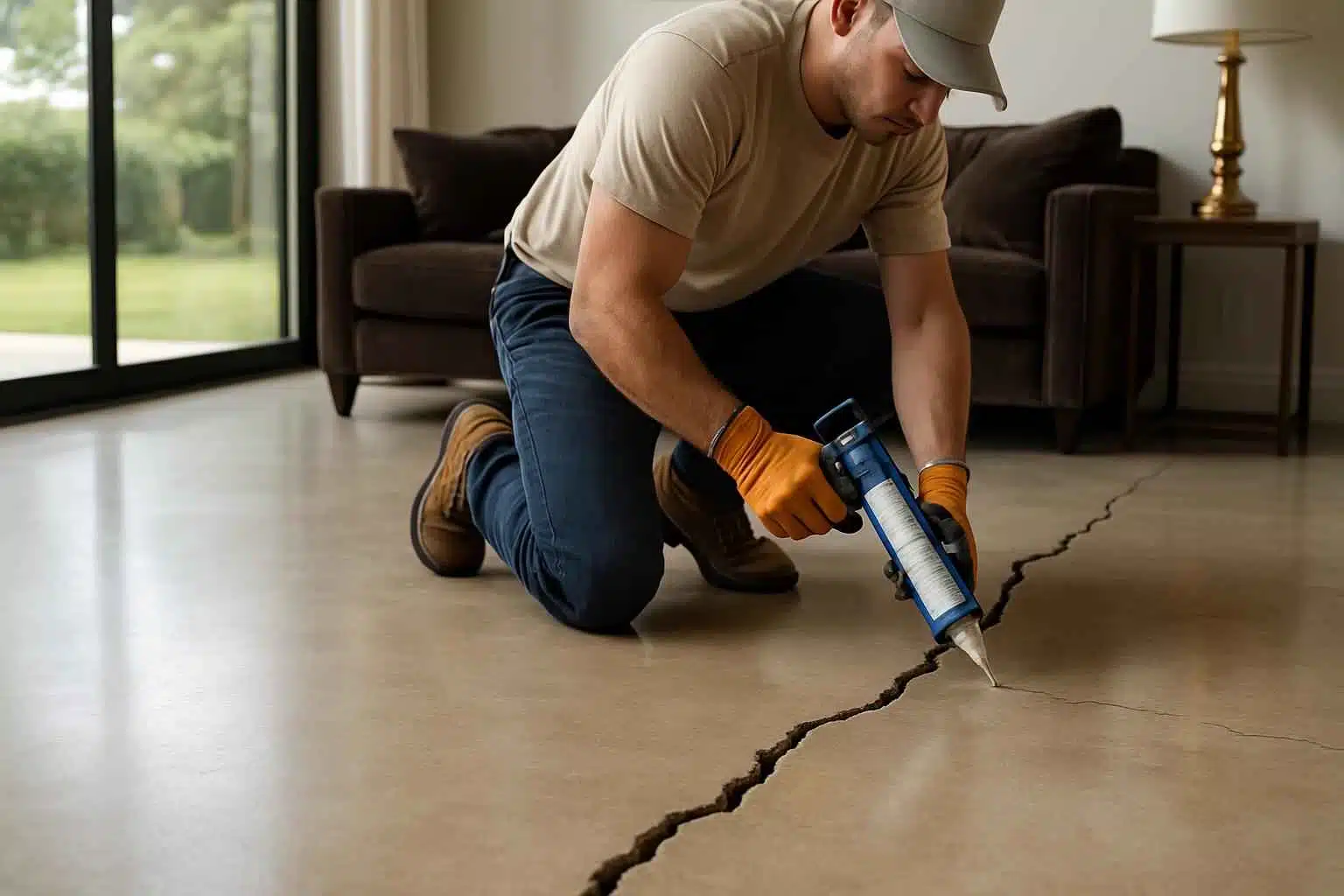 Slab Crack Repair Service in Center Point TX