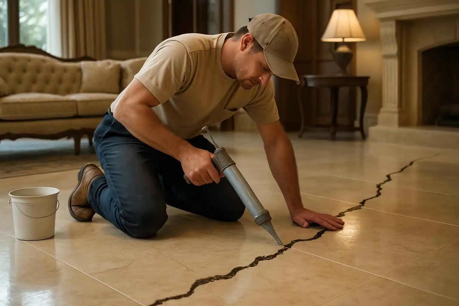 Slab Crack Repair Service in Ingram TX
