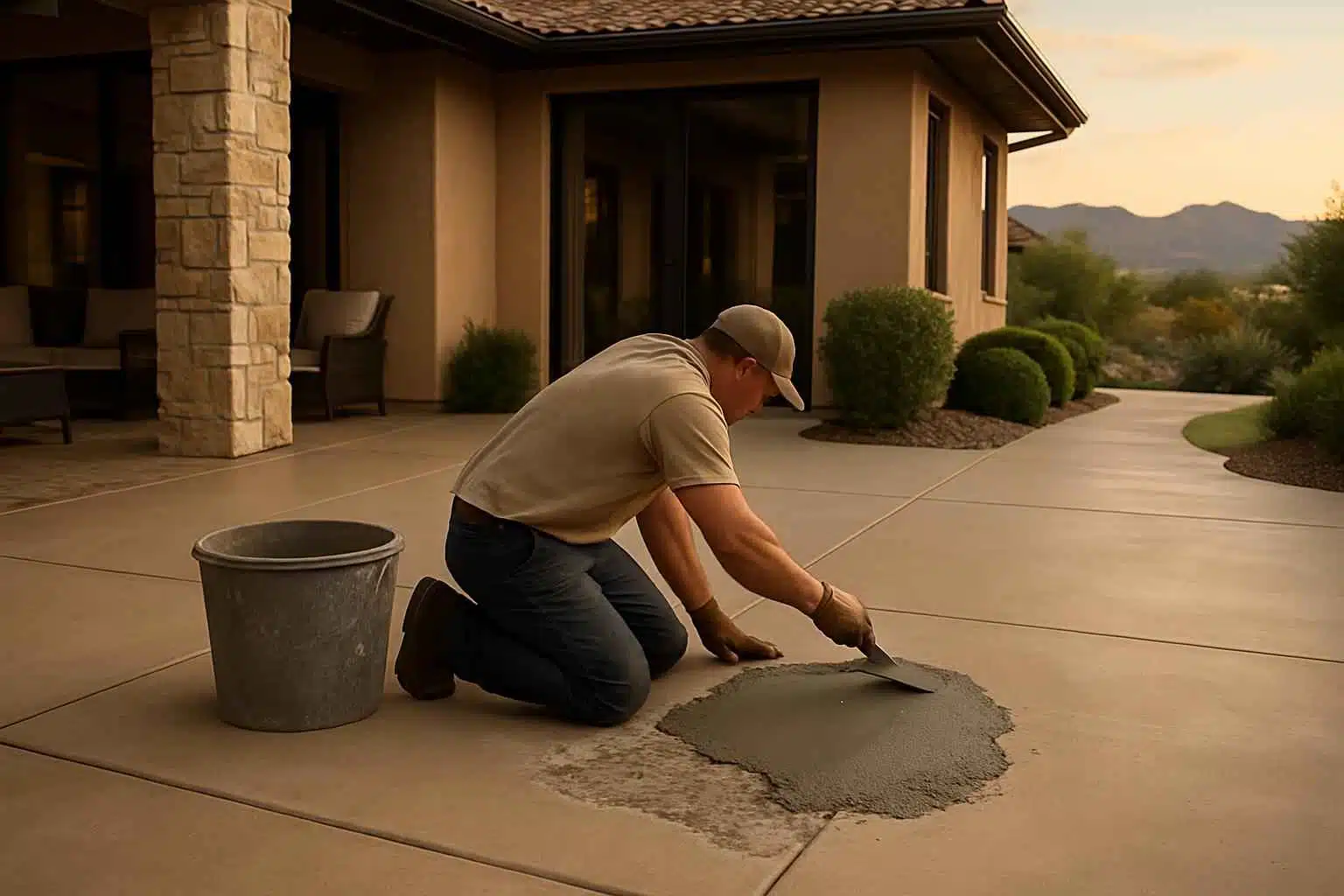 Spalling Concrete Repair Service in Camp Verde TX