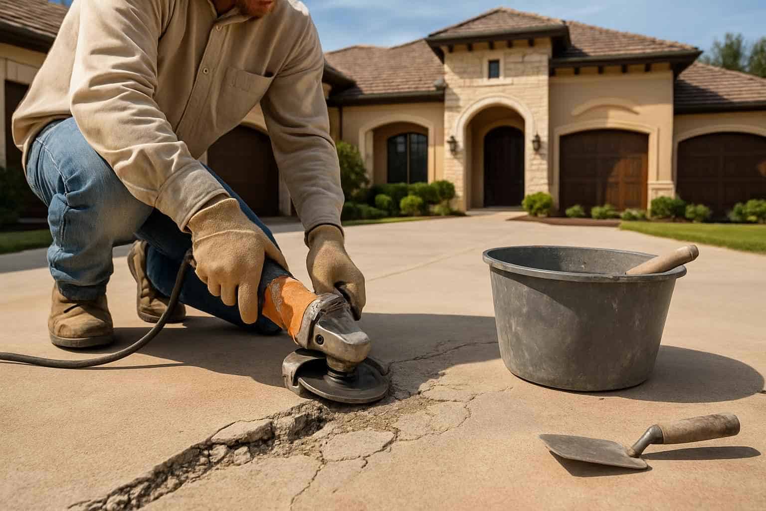 Spalling Concrete Repair Service in Ingram TX