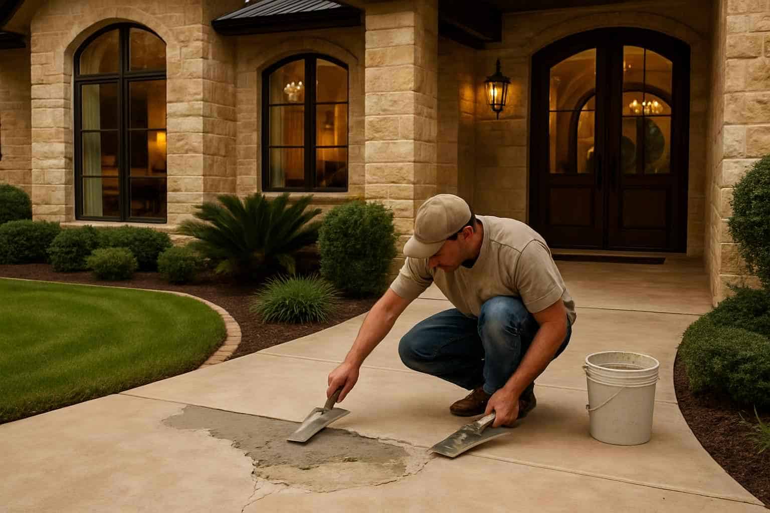 Spalling Concrete Repair Service in Sisterdale TX