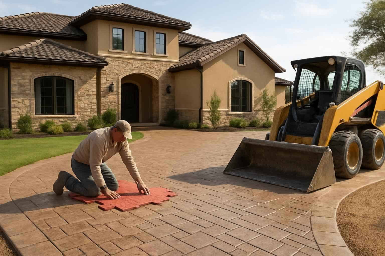Stamped Concrete Driveway Contractor in Camp Verde TX