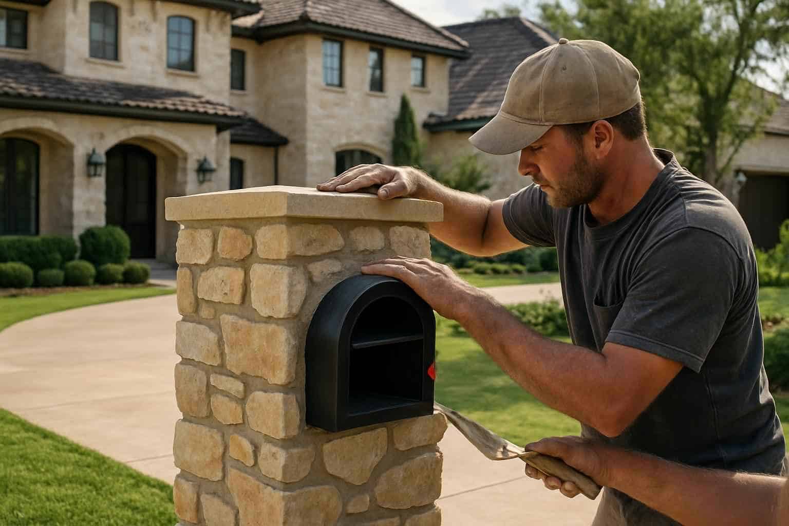 Masonry Contractor In Ingram TX Stone Mailbox Masonry Service in Ingram TX