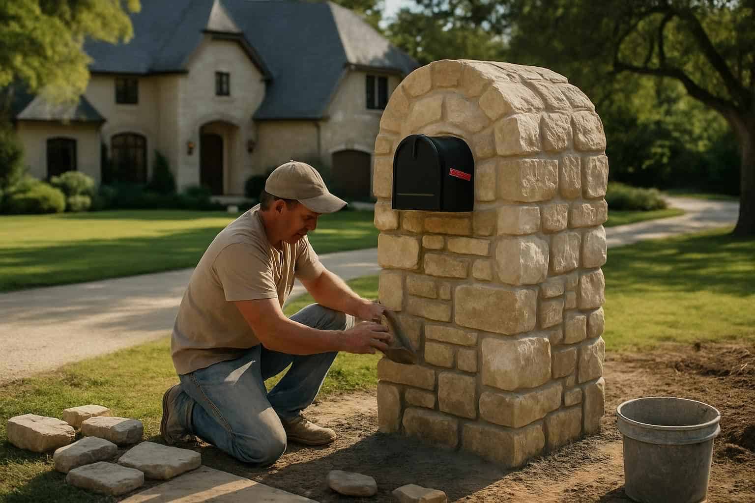 Masonry Contractor In Waring TX Stone Mailbox Masonry Service in Waring TX