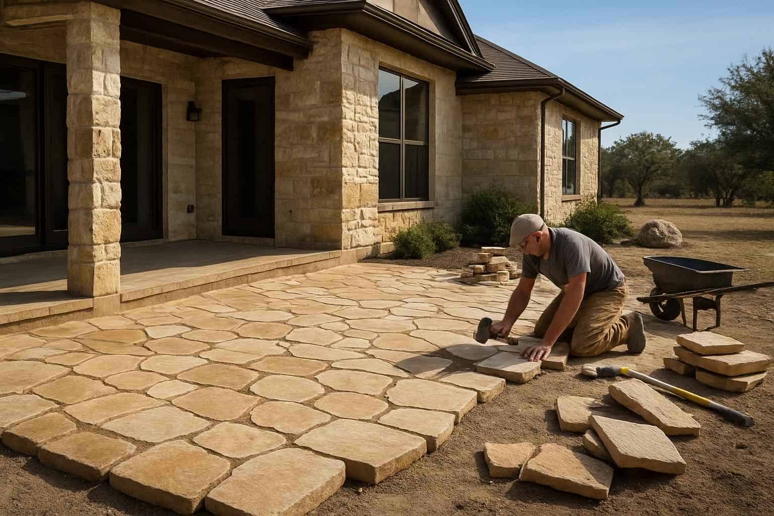 Stone Contractor In Camp Verde TX Stone Patio Installation Service in Camp Verde TX