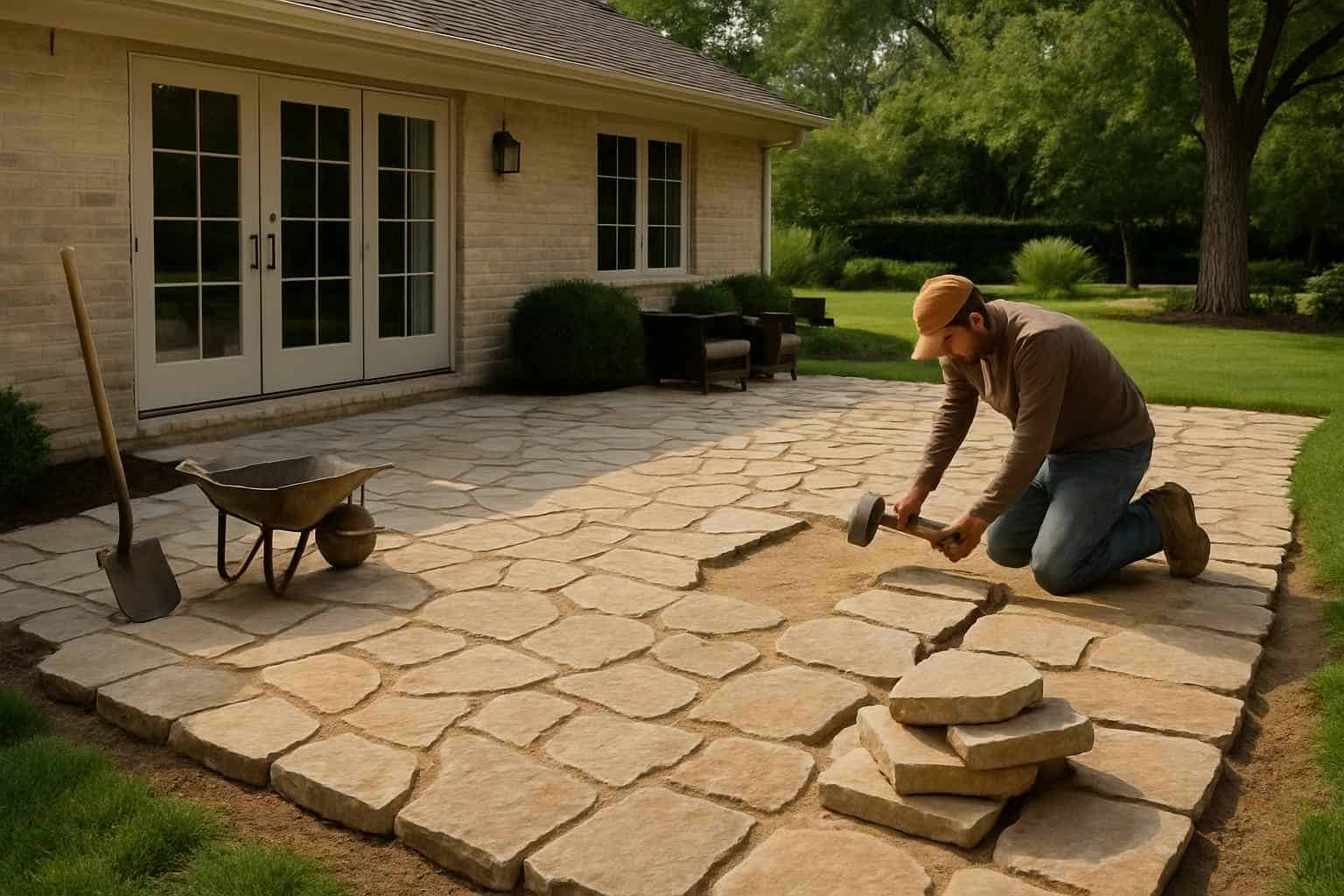 Stone Contractor In Center Point TX Stone Patio Installation Service in Center Point TX