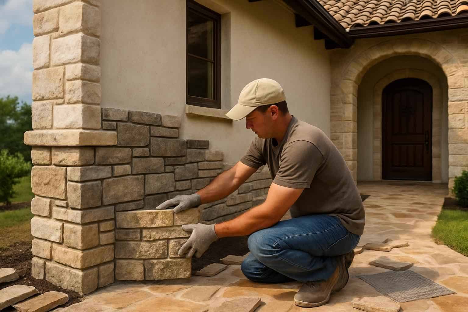 Stone Veneer Installation Service in Ingram TX