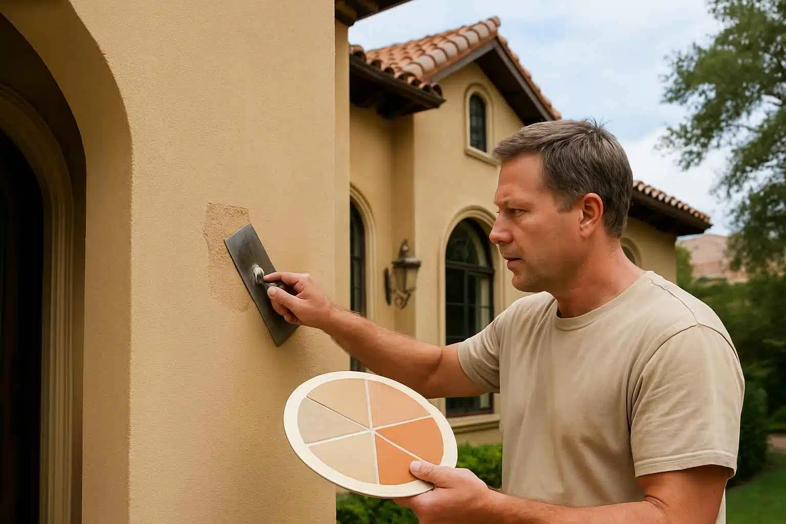 Stucco Repair Contractor In Camp Verde TX Stucco Color Match Service in Camp Verde TX